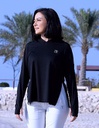 Mia- Black Sports Top (S)